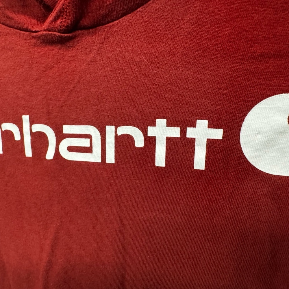 Carhartt Kids Maroon Hoodie - Picture 3 of 5